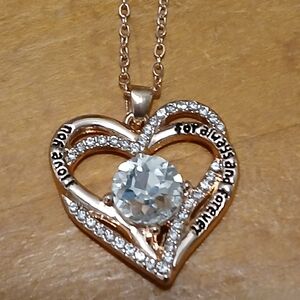 Elegant Heart Pendant Necklace